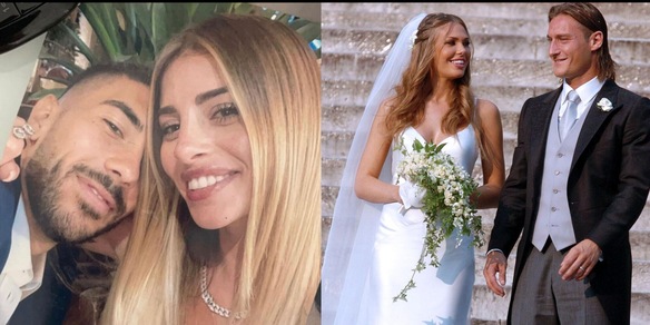 Chiara Nasti e Zaccagni, un dettaglio del matrimonio ricorda Totti e Ilary