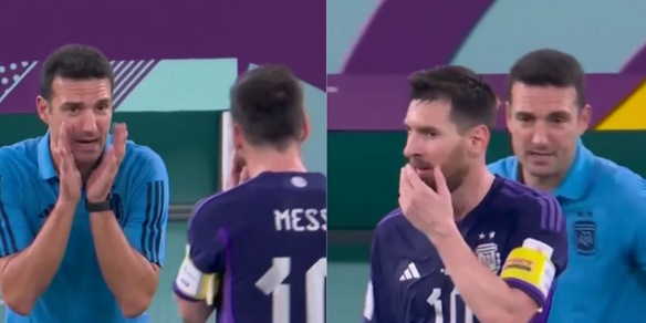 Messi e Scaloni, le telecamere pizzicano una frase a bordo campo: Messico furioso