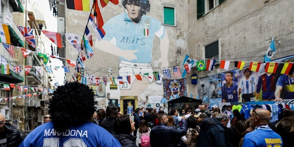 Mondiali, maxischermi a Napoli per tifare Argentina nel nome di Maradona