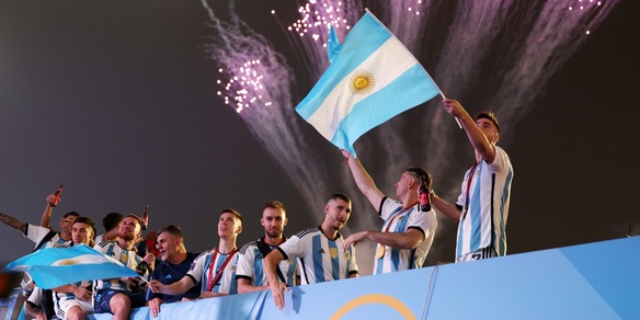 Argentina campione: è partita per Buenos Aires, scalo a Roma