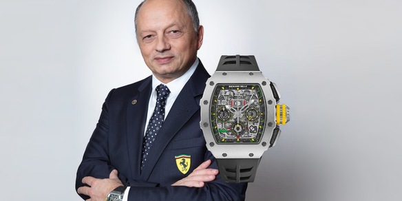 Fred Vasseur: orologio con un prezzo da capogiro per il debutto in Ferrari Fred Vasseur: orologio con un prezzo da capogiro per il debutto in Ferrari
