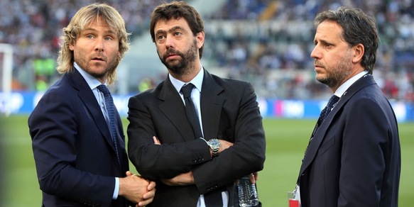Juventus, inibito Nedved, diffidato Paratici per insulti a Irrati