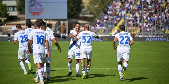 L'Inter batte l'Empoli, Inzaghi in vetta a punteggio pieno: decide il gol di Dimarco