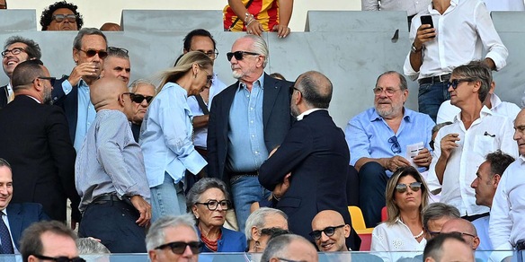 De Laurentiis scende negli spogliatoi: "Mai avuto dubbi su questo Napoli"