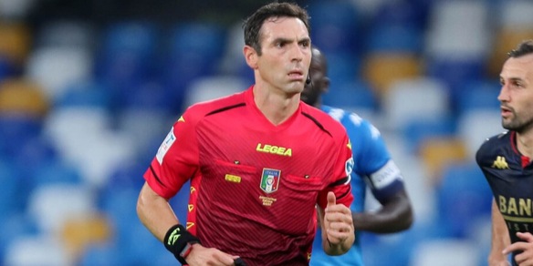 L’Aia ferma l’arbitro Sacchi per un turno dopo il mancato saluto alla sua assistente Di Monte