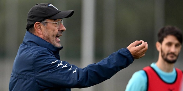 Derby Lazio-Roma, Sarri furioso: le urla in allenamento