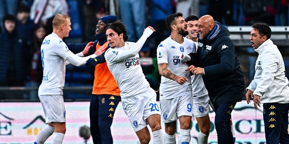 Genoa-Empoli 1-1: Cancellieri replica a Malinovskyi