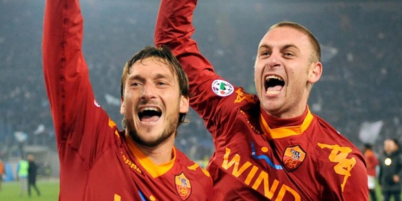 Totti, De Rossi e il bambino neonato: cosa è successo