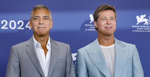 George Clooney e Brad Pitt a Venezia: Venezia 81 da Hollywood