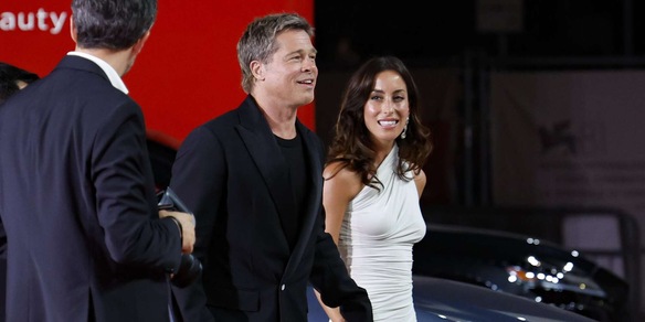 Brad Pitt a Venezia con la nuova fidanzata Ines De Ramon