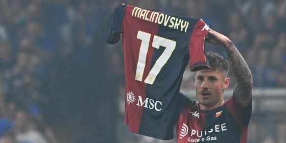 Genoa-Samp, dedica da brividi di Pinamonti per Malinovskyi: lo stadio si emoziona