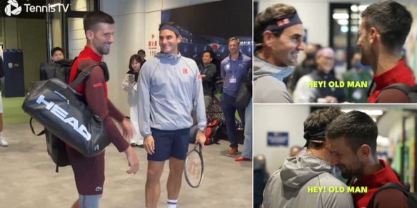 Djokovic abbraccia Federer a Shanghai: la frase a sorpresa dello svizzero