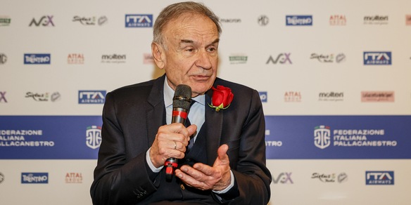 Giovanni Petrucci confermato Presidente della Fip