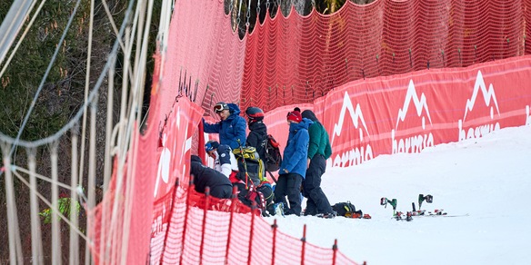 Sci: le condizioni di Sarrazin dopo la caduta