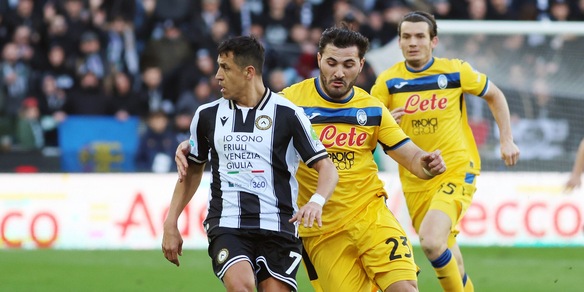 L'Udinese blocca l'Atalanta . Gasperini a -2 dal Napoli