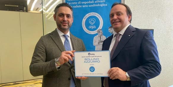 Tumore alla prostata: l'Ospedale San Carlo di Nancy premiato con il Bollino Azzurro 2025