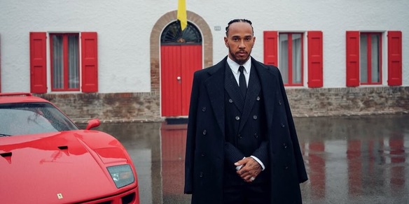 Hamilton, le prime parole in Ferrari: il post è subito virale