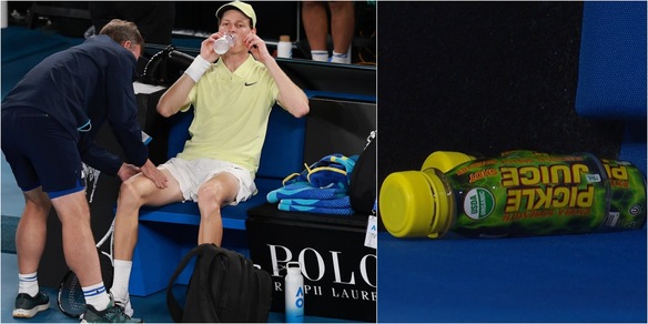 Dal succo di cetrioli di Sinner ai sottaceti di Alcaraz: gli incredibili segreti dei tennisti per i crampi