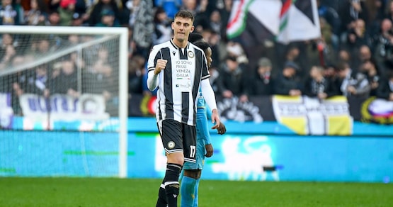 Udinese, tris contro il Venezia: in gol Lucca, non bastano Nicolussi e Gytkjaer