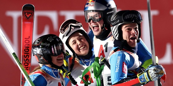 Mondiali Sci, Italia subito medaglia d'oro nel parallelo a squadre miste