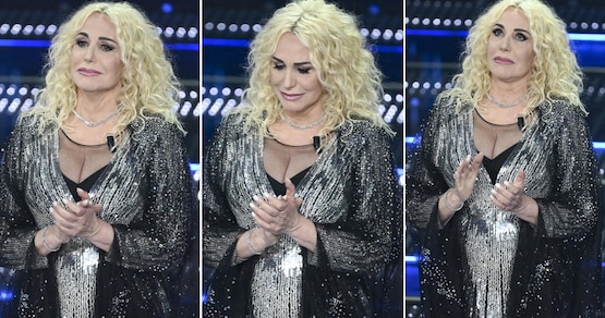 Antonella Clerici in lacrime a Sanremo: la voce di Fabrizio Frizzi commuove tutti