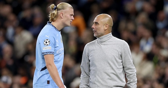 Guardiola lascia fuori Haaland contro il Real Madrid: il motivo