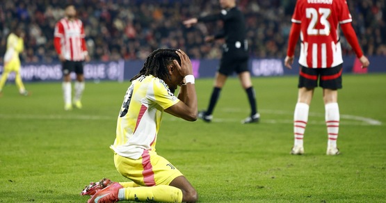 Juve, la delusione è grande: ai supplementari fa festa il Psv, Thiago Motta fuori dalla Champions