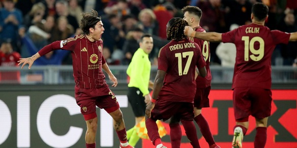 Dybala trascina la Roma con una doppietta, tris Pisilli: Porto ko, Ranieri agli ottavi