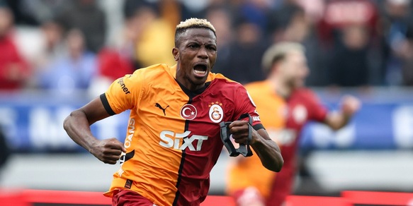 Osimhen show, prima tripletta con il Galatasaray: a segno anche Morata