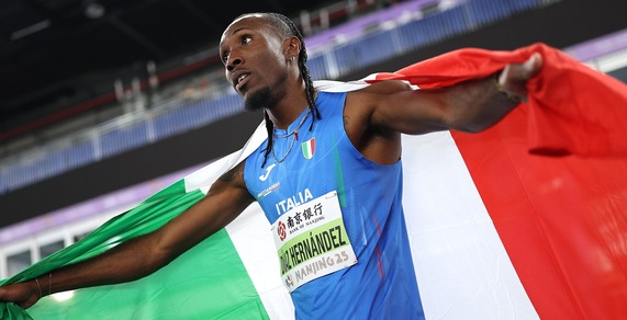Andy Diaz da urlo: medaglia d'oro e record italiano nel salto triplo!