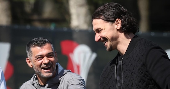 Milan, si rivede Ibrahimovic dopo tre settimane di assenza