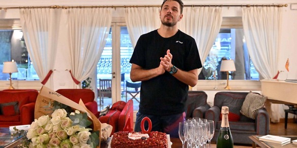 Wawrinka, festa dei 40 anni a Napoli