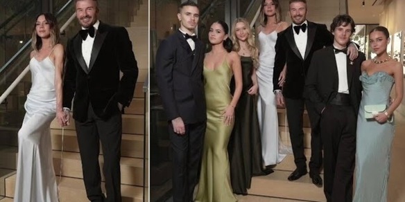 Beckham festeggia in anticipo i 50 anni: le foto del super party con tanti invitati Vip