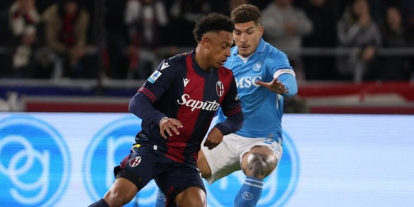 Di Lorenzo ammonito in Bologna-Napoli: sarà squalificato contro l'Empoli