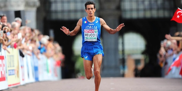 Daniele Meucci alla XXVI Roma Appia Run di domenica 13 aprile