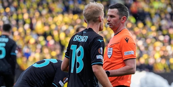 Moviola Bodo Glimt-Lazio: Oliver e i dubbi sulle scelte dei cartellini