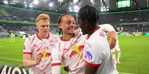 Bundesliga, il Lipsia passa a Wolfsburg e vola verso la Champions