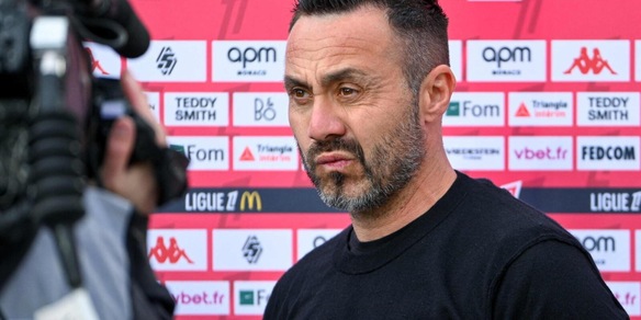 Ligue 1, crollo De Zerbi: Marsiglia travolto dal Monaco. Nizza, pari nel finale