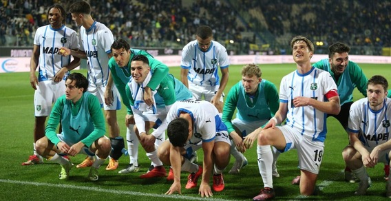 Tris a Modena: il Sassuolo accarezza la A