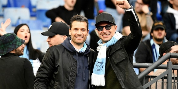 Candreva e Radu insieme in Curva Nord per tifare Lazio al derby