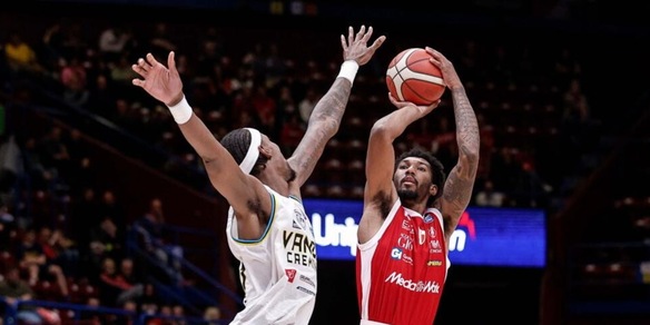 Milano domina il derby contro Cremona: mattatore Brooks con 29 punti