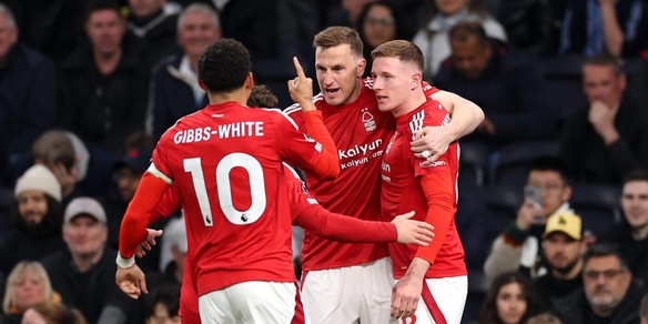 Premier League, il Nottingham vince in casa del Tottenham e sogna la Champions