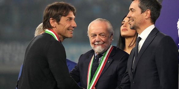 De Laurentiis: "Non sono sazio. Conte rimane al Napoli? State sereni..."