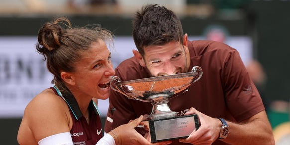 Errani e Vavassori campioni nel doppio misto al Roland Garros: sconfitti King/Townsend in finale