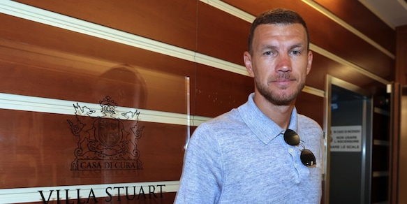 Dzeko carico per la Fiorentina: cosa sta facendo per prepararsi anche in vacanza