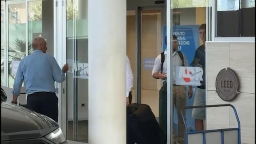 Napoli, Lucca è sbarcato a Ciampino Napoli, Lucca è sbarcato a Ciampino