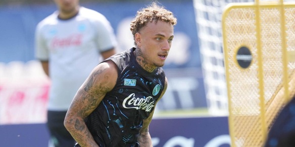 Napoli, Lang scherza sul rigore in amichevole: "Quello che succede quando un'ala difende". Su Conte...