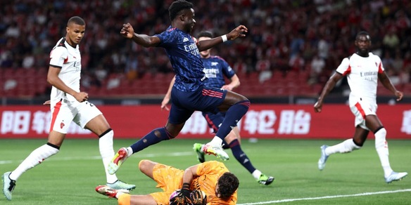 Milan ko contro l'Arsenal, decide Saka: Allegri sconfitto al debutto