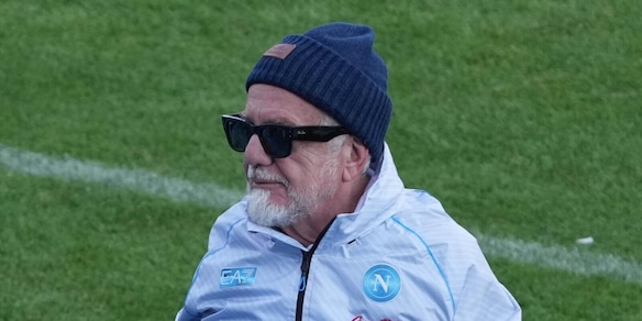 Napoli, De Laurentiis e Manna presenti all'allenamento