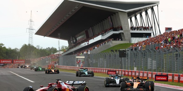 Gp Ungheria, ascolti record su Sky per la doppietta McLaren e l'arrabbiatura di Leclerc